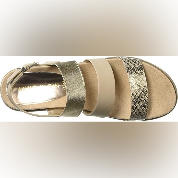 Anne Klein Essence Womens Strappy Leather Ankle Trap Open Toe Sandals Flex 7 - Picture 7 of 7